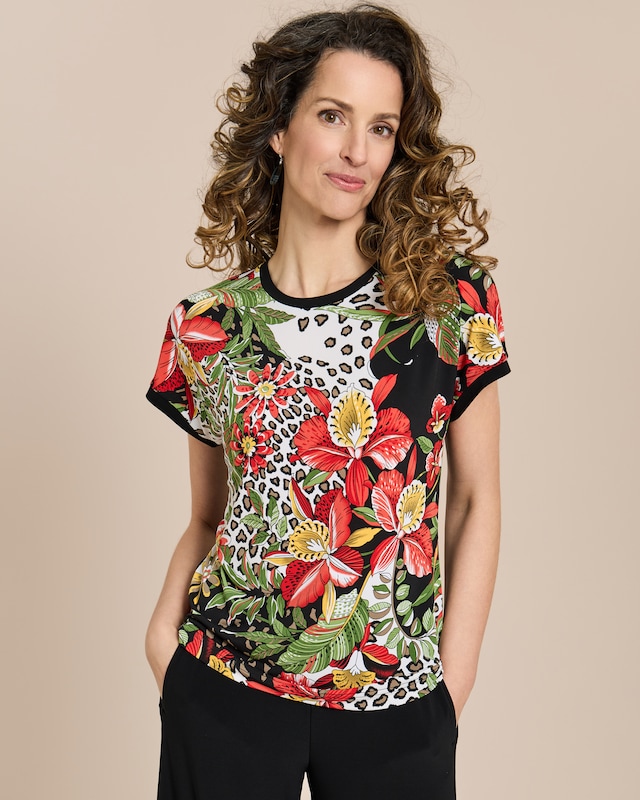Shirt mit Druckmix