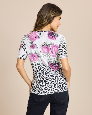 Produktabbildung 4 für Shirt Druckmix Animal/Blumen