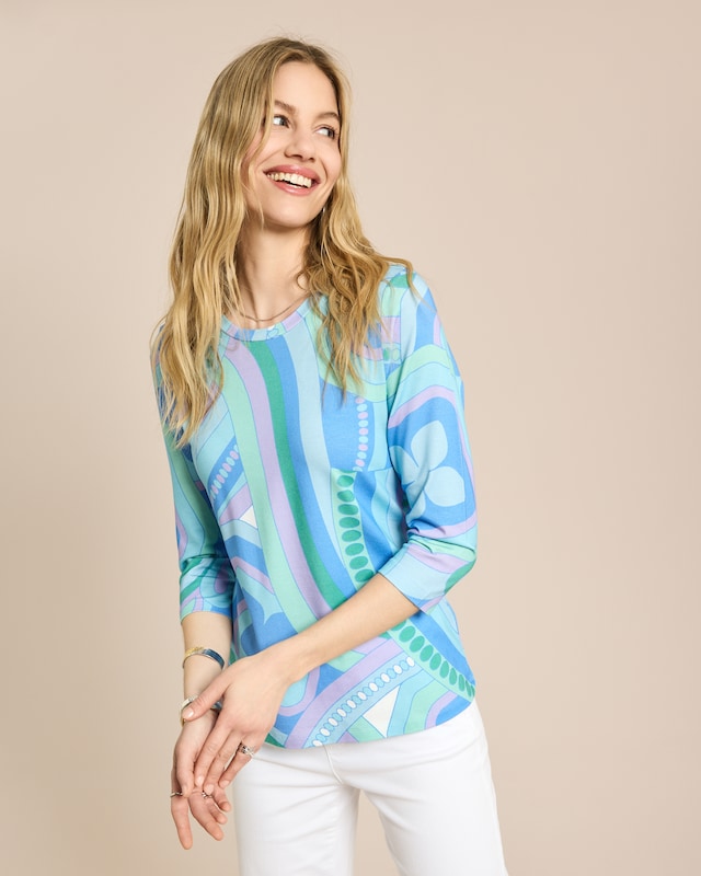 Shirt 3/4-Arm mit Exklusivdruck