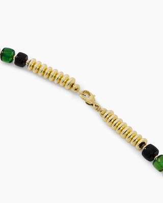 Produktabbildung 4 für Collier mit Bernstein & Hämatit