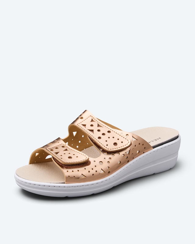 Pantolette mit Klettverschluss