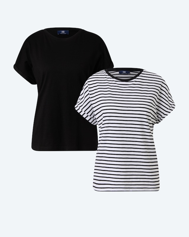 Shirt Kurzarm mit kleinem Umschlag