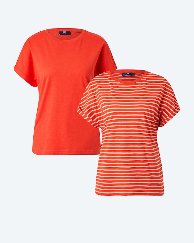 Shirt Kurzarm mit kleinem Umschlag