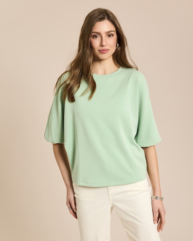 Sweatshirt mit Fledermausarm