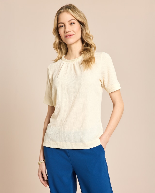 Blusenshirt mit Perlendeko