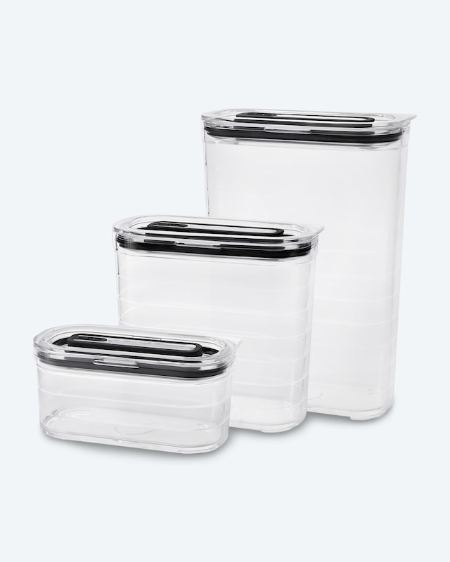 Vorratsdosen-Set rechteckig, 3tlg.