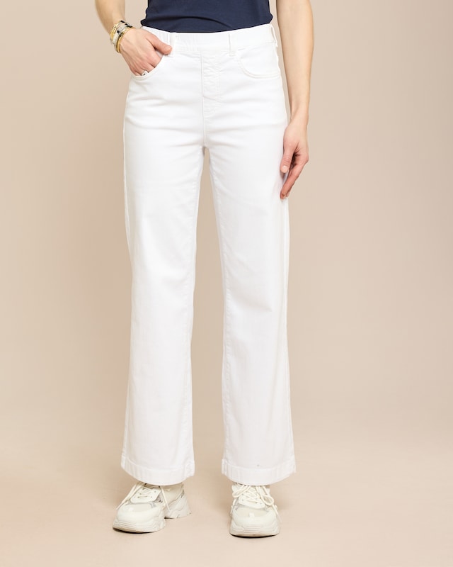 Wide Leg Jeans mit Rundumdehnbund