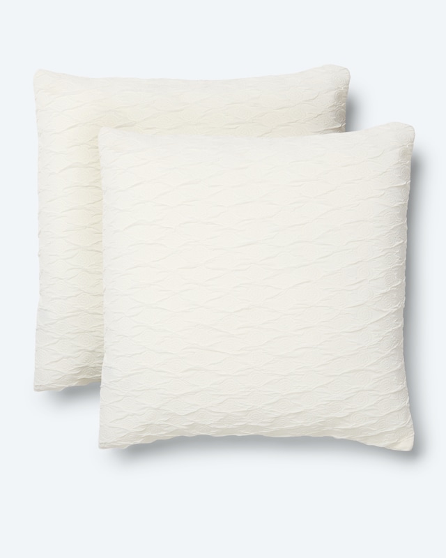 Jersey-Seersucker-Kissen, 2tlg.