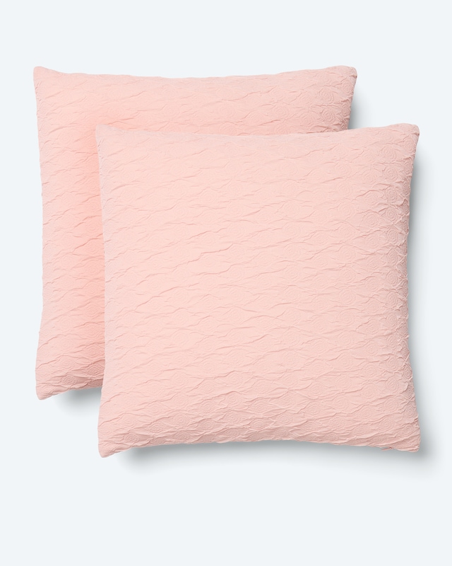 Jersey-Seersucker-Kissen, 2tlg.