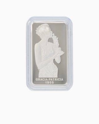 Produktabbildung 1 für Silberbarren de Greef Édition Célébrités Grace Kelly