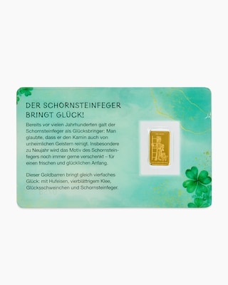 Produktabbildung 1 für Goldmünze "Viel Glück"