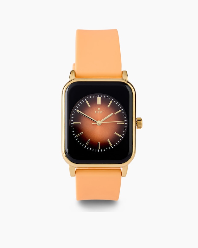 Damenuhr mit Silikonarmband