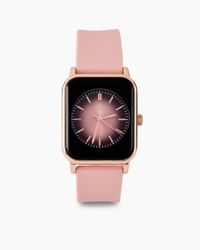 Damenuhr mit Silikonarmband