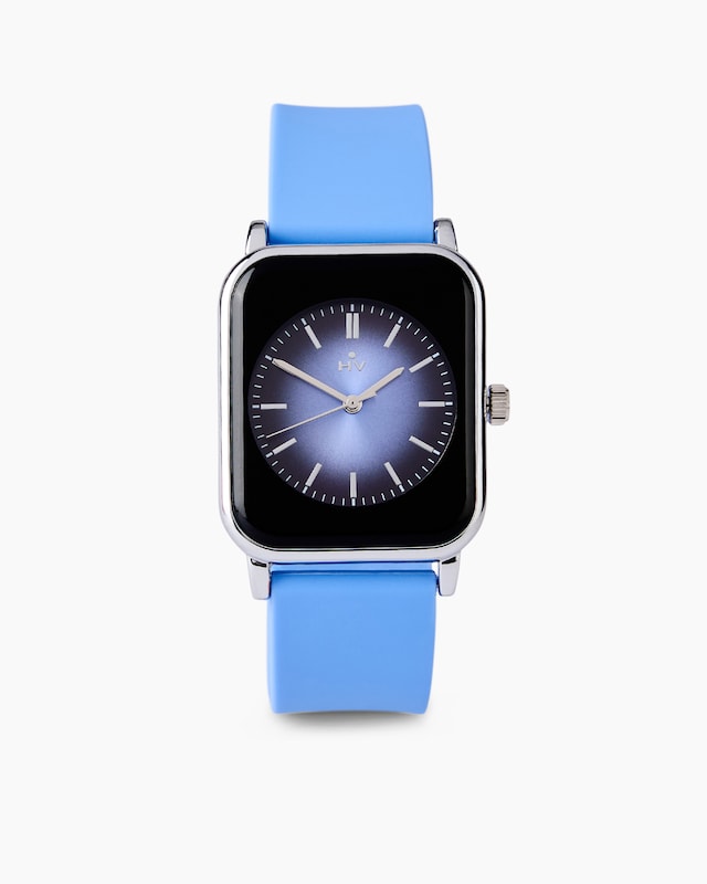 Damenuhr mit Silikonarmband