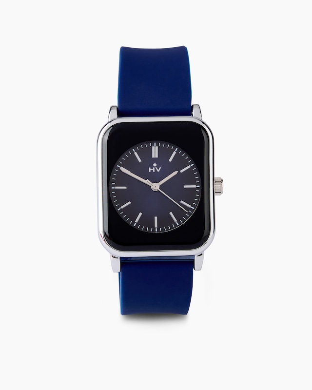 Damenuhr mit Silikonarmband