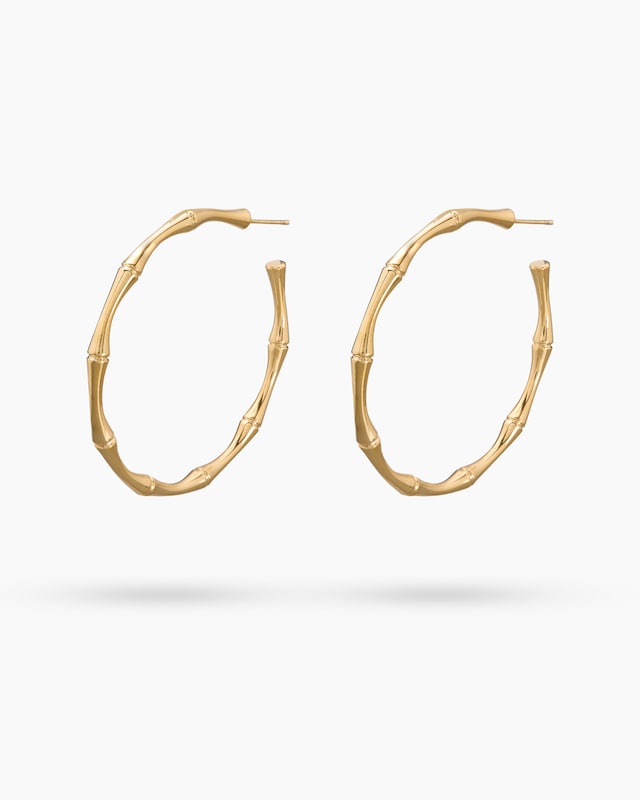 Creolen in Bambus-Optik