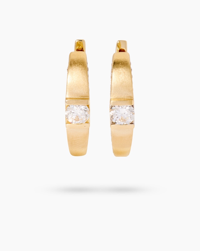 Brillant-Creolen 0,75 ct