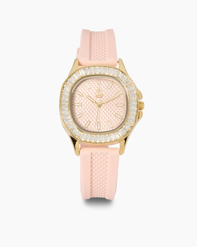 Damenuhr mit Silikonarmband