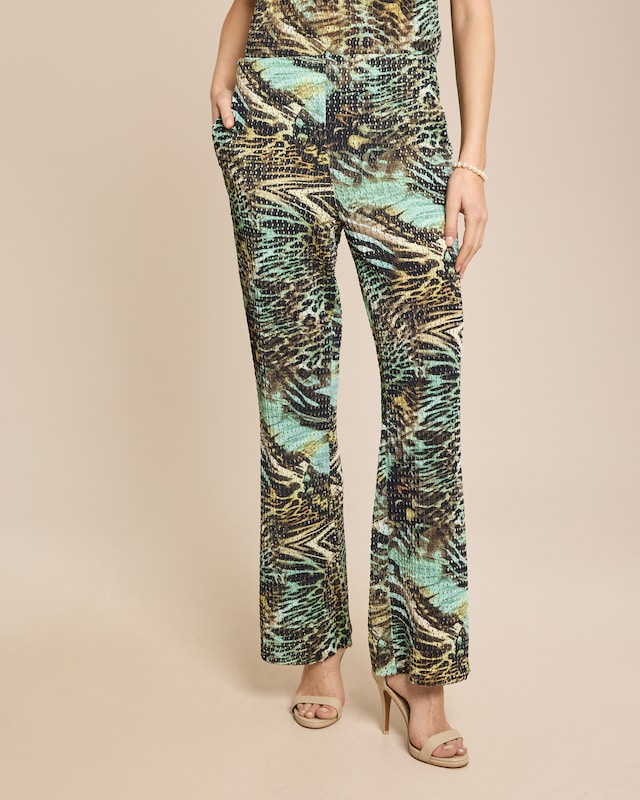 Schlupfhose mit Struktur