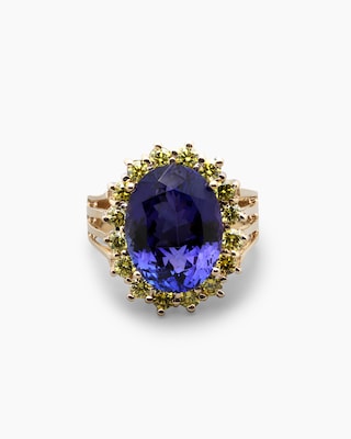 Produktabbildung 1 für Ring mit Tansanit & Brillanten