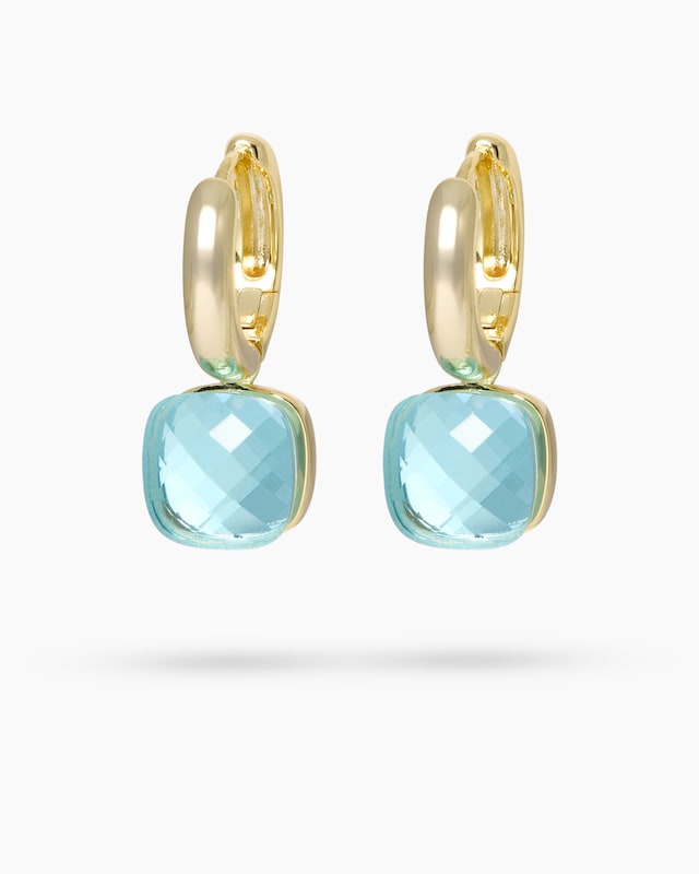 Ohrhänger mit Glasstein