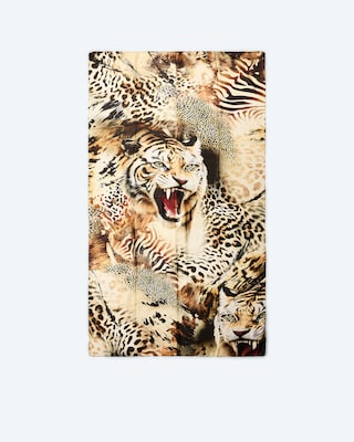 Produktabbildung 3 für Seidenschal mit Tigermotiv
