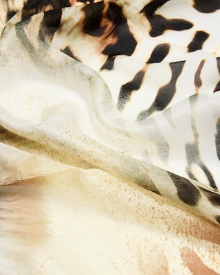 Produktabbildung 4 für Seidenschal mit Tigermotiv