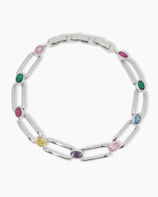 Armband mit bunten Zirkonia