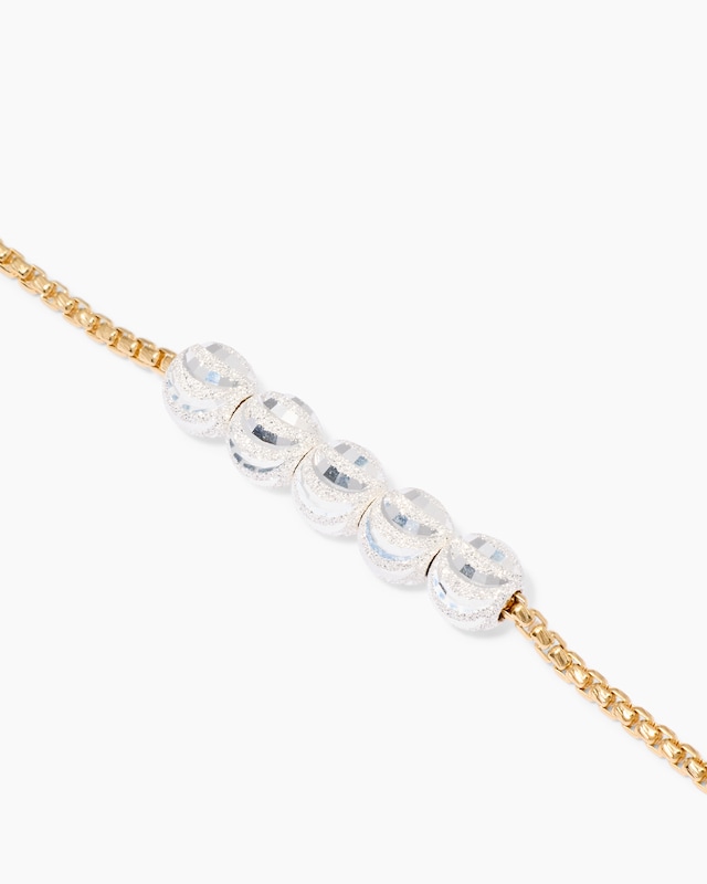 Armband mit Slider-Kugeln "Moonshine"