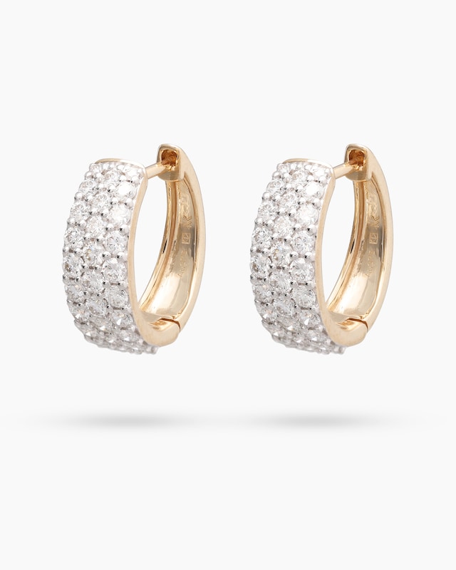 Brillant-Creolen 1,00 ct