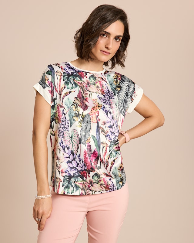 Shirt mit Botanic-Druck