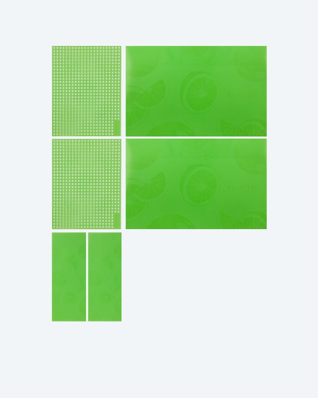 Klin-Tec Kühlschrankmatte, 6tlg.