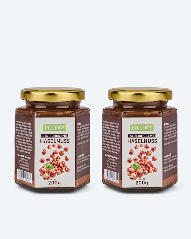 Haselnuss Creme, 2x 200 g