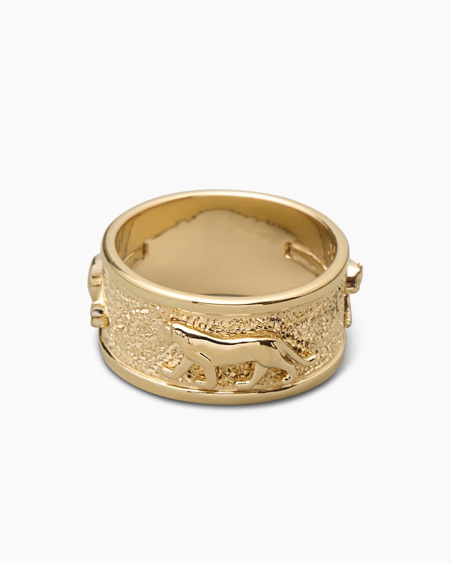 Ring mit Panther-Motiv