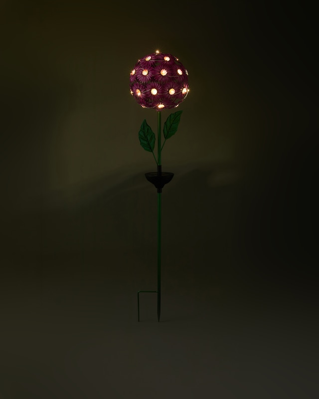 LED-Solar-Gartenstecker "Margerite"