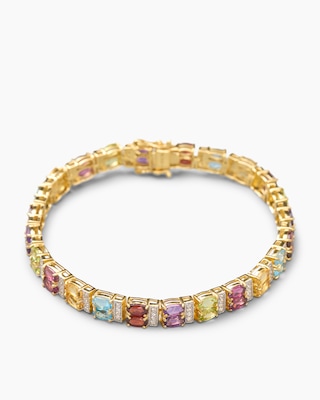 Produktabbildung 1 für Armband mit Multi-Edelsteinen