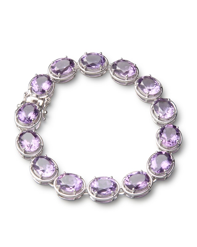Armband mit Amethyst oder Sky Blue Topas