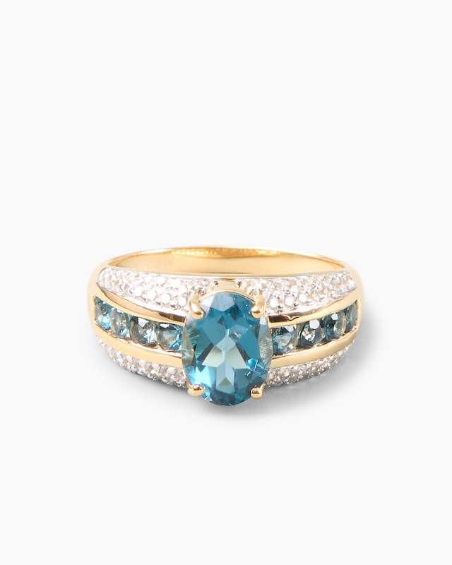 Ring mit London Blue Topas