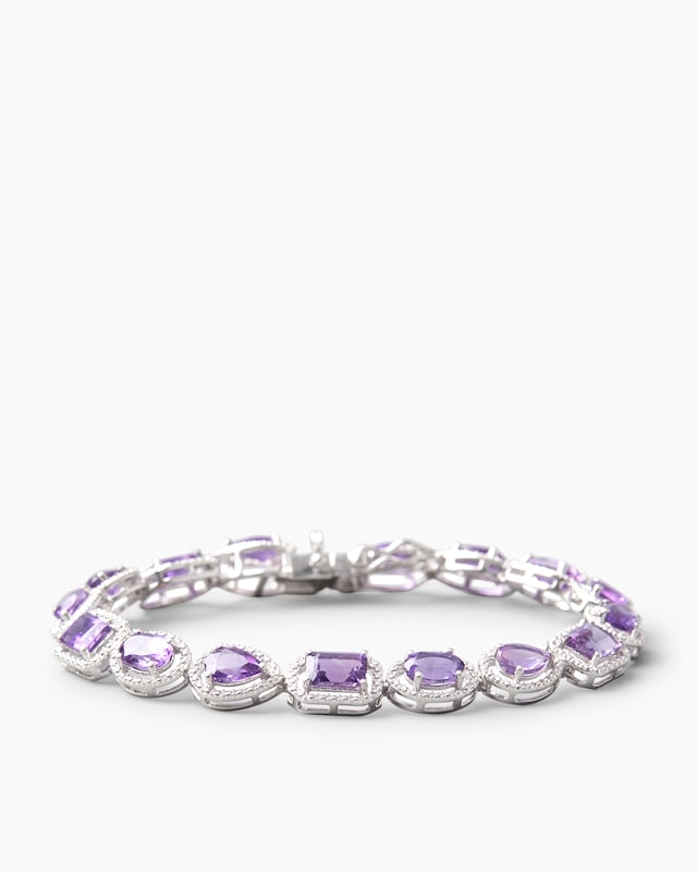 Armband mit Amethyst