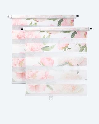 Produktabbildung 4 für Night & Day Rollo "Pfingstrose", 2tlg.