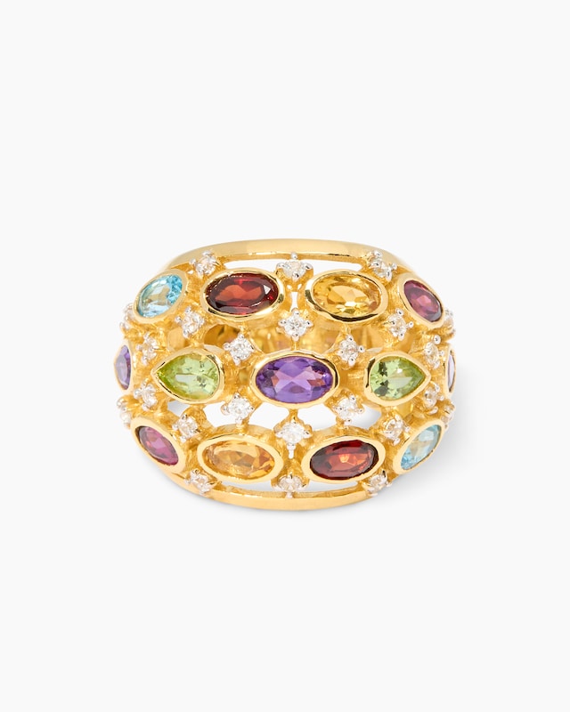 Ring mit Multi-Edelsteinen