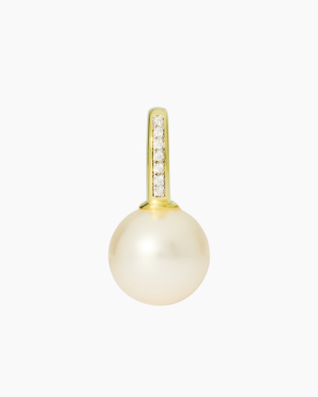 Anhänger MK-Perle 16 mm mit Zirkonia