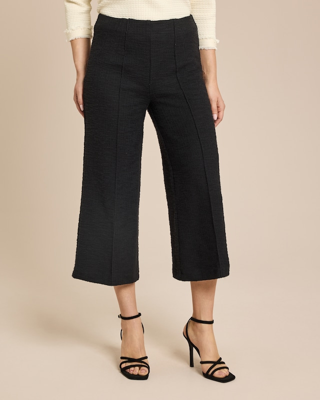 Culotte aus Stretch Bouclé