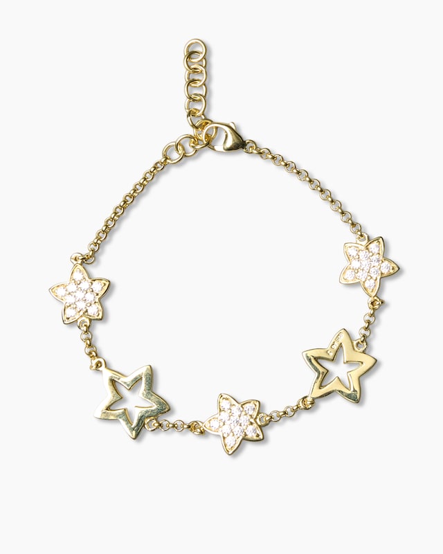 Armband mit Seesternen & Zirkonia