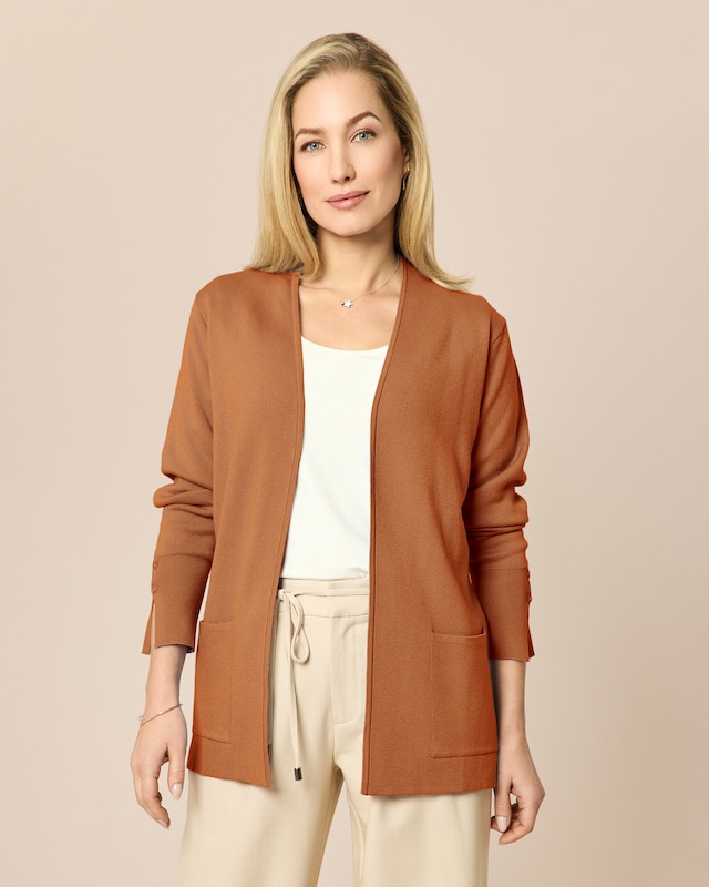 Strickjacke mit Taschen