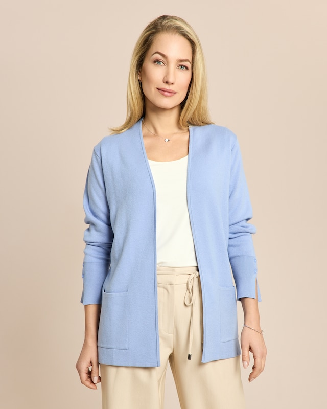 Strickjacke mit Taschen