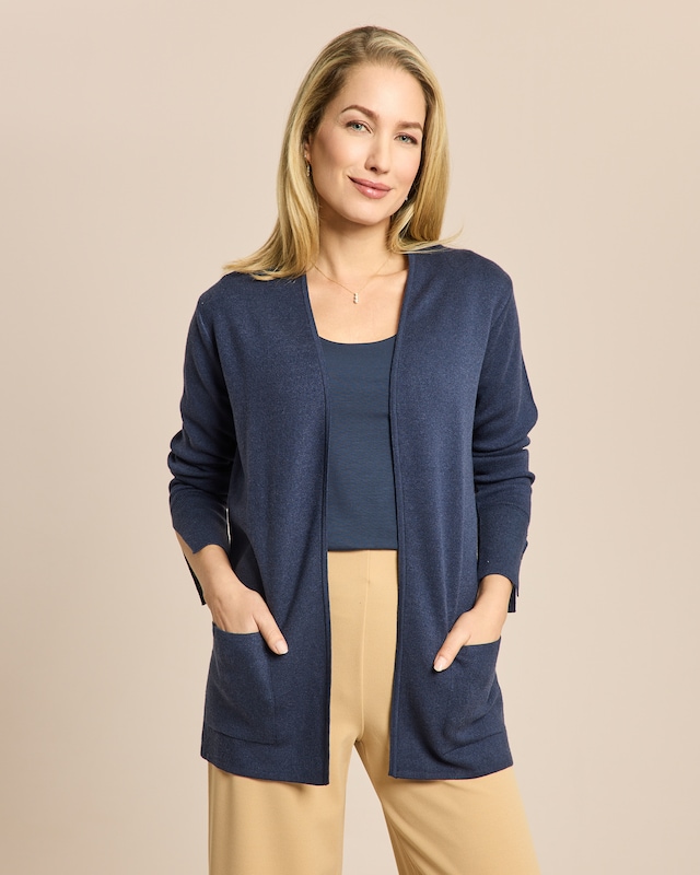 Strickjacke mit Taschen