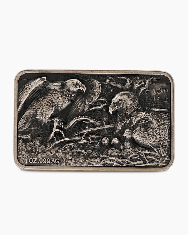 1oz Silbermünze de Greef Adlerfamilie