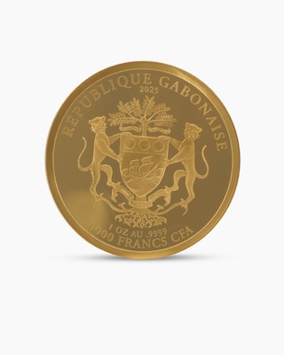 Produktabbildung 2 für Goldmünze "Jahr der Schlange" mit Kristall-Opal