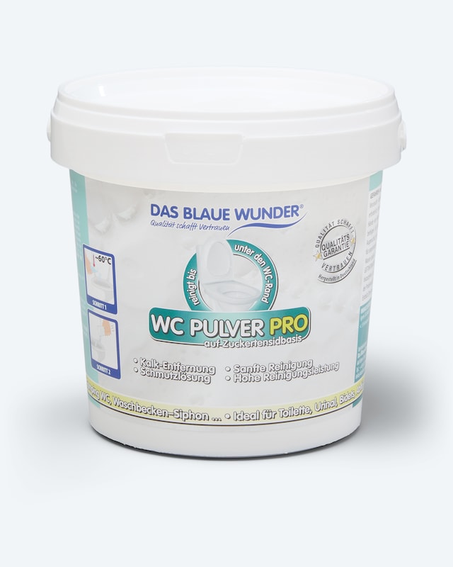 WC-Pulver Pro auf Zuckertensid-Basis, 1 kg